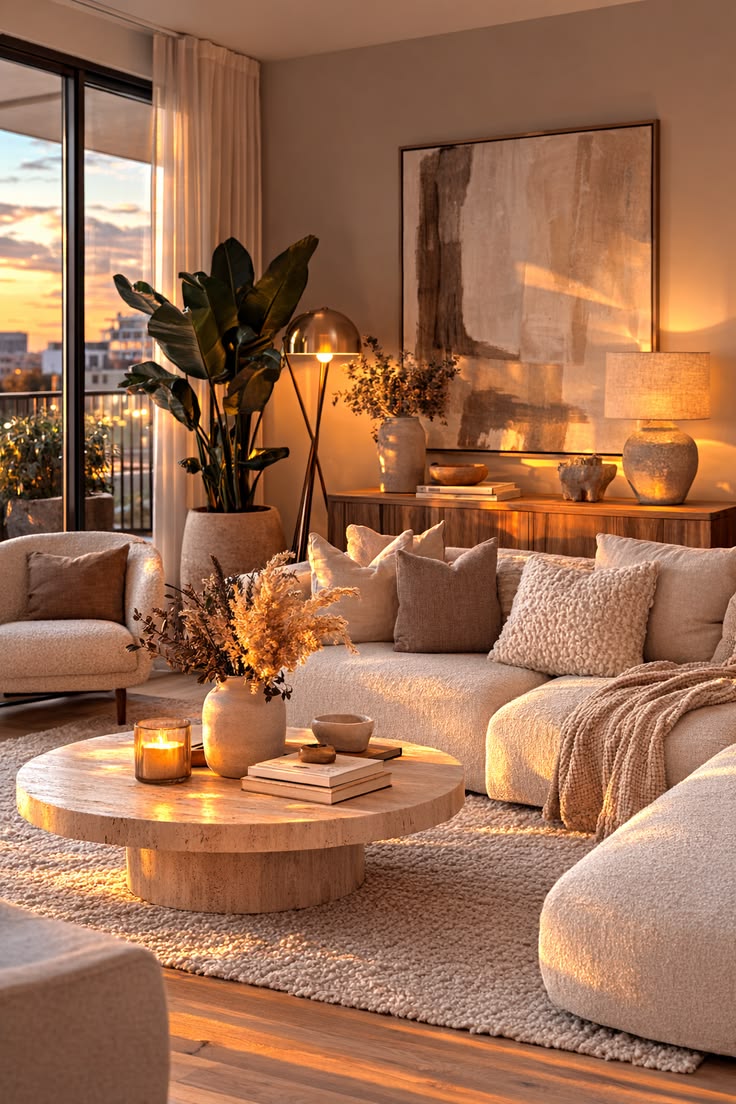 Elegant organized home interior